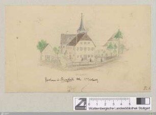 Pfarrhaus in Burgstall OA Marbach