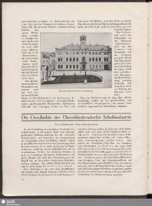Die Geschichte der Ehrenfriedersdorfer Schuhindustrie