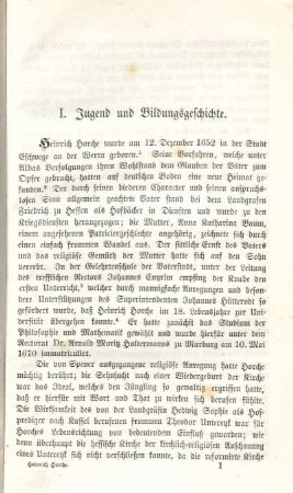 I. Jugend und Bildungsgeschichte.