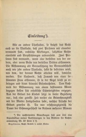 Die rechtliche Stellung der unehelichen Kinder nach bayrischem Landrecht