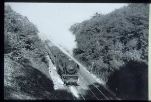 Aus Bf. Weinsberg vor dem Weinsberger Tunnel in Ri. TH