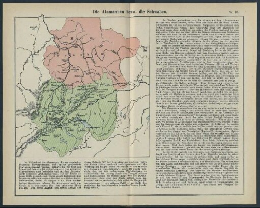 Nr. 10. Die Alamannen bezw. die Schwaben