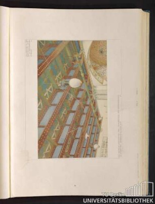 Teil 1. Tafel 5. Haltestelle Schlesisches Tor. Trägerdecke der Eingangshalle. Architekten: Grisebach & Dinklage.