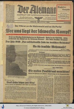 Nr. 1-31 (Januar 1940)