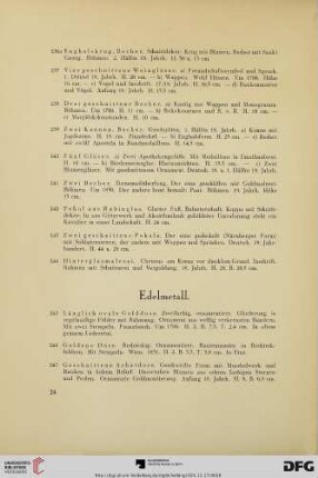 Edelmetall (Nr. 245-256)