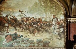 Letzte der drei großen Schlachten um Metz: Sturm auf Saint-Privat 1870