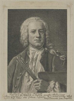 Bildnis des Balthasar Augustin Albrecht