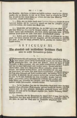 Articulus XI.