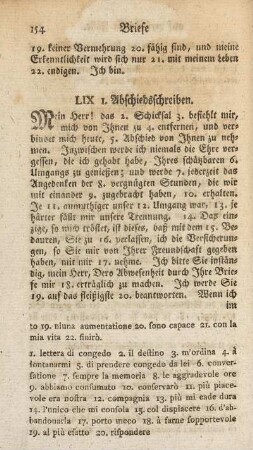 LIX. 1. Abschiedsschreiben
