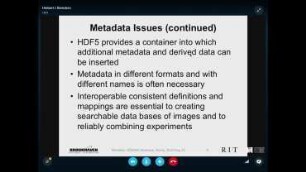 Common diffraction image metadata specification in imgCIF, HDF5 and NeXus .