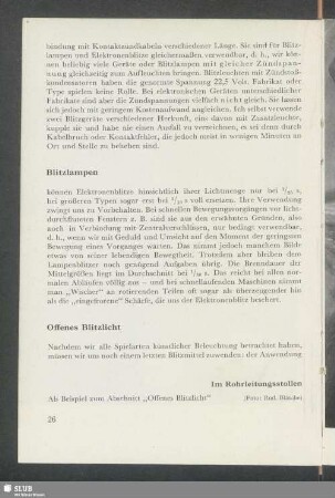 Offenes Blitzlicht