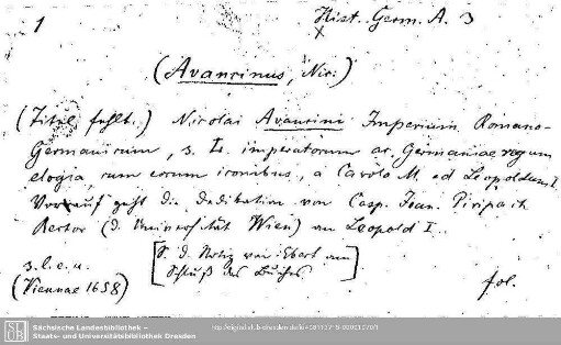 Historia Germaniae A - B: Historia Germaniae A - B
