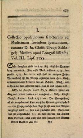 Bibliothek für Physiker, 1,4. 1789