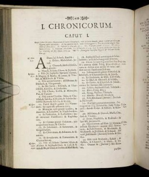 I. Chronicorum.