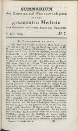 1. April 1836. No 7.