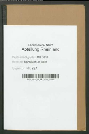 Predigerwahl in Lennep