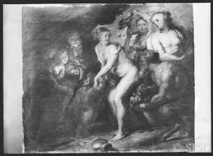 Bergh, Matthys van den. Kopie nach Rubens, Peter Paul : Frierende Venus (oder: Nymphen und Satyre), GK I 1480. (Verlust)