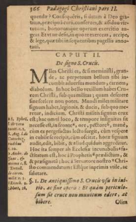Caput II. De signo S. Crucis