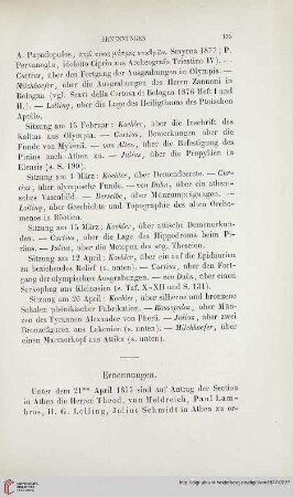 Ernennungen