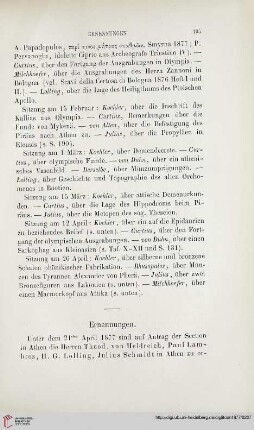 Ernennungen