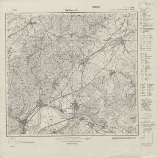 6106 (alte Nr.: 3456) Schweich, Meßtischblatt (4cm - Karte)