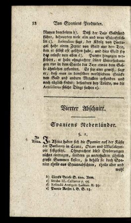 Vierter Abschnitt. Spaniens Nebenländer.