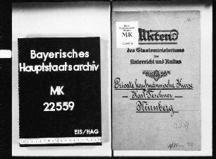 Nürnberg. Private kaufmännische Kurse von Karl Teschner.