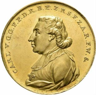 Erzbischof - Medaille auf die Huldigung in Frankfurt 1807.