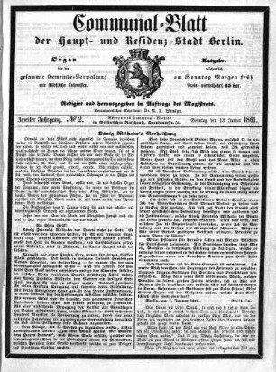 1861,2: No. 2, 13. Januar 1861