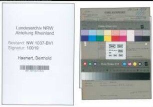 Entnazifizierung Berthold Haenert , geb. 05.08.1901 (Gerichtsdirektor)