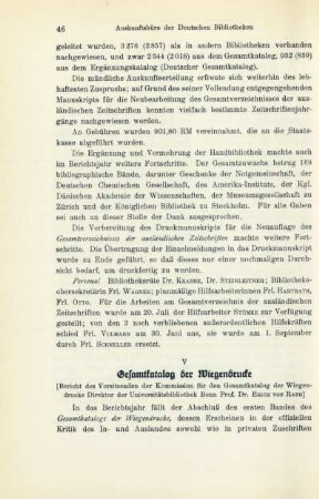 V Gesamtkatalog der Wiegendrucke