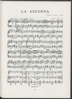 La azucena - [Notas musicales]