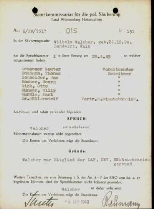 Walcher, Wilhelm