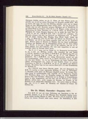 Bei St. Mihiel - November bis Dezember 1917