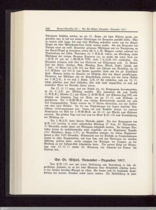 Bei St. Mihiel - November bis Dezember 1917