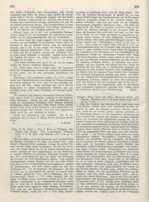 236-237 [Rezension] Burger, Franz Xaver, Minucius Felix und Seneca