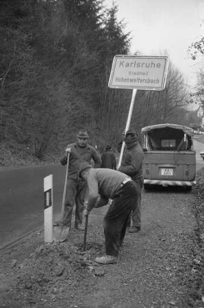 Eingemeindung von Stupferich und Hohenwettersbach mit Wirkung vom 1. Januar 1972