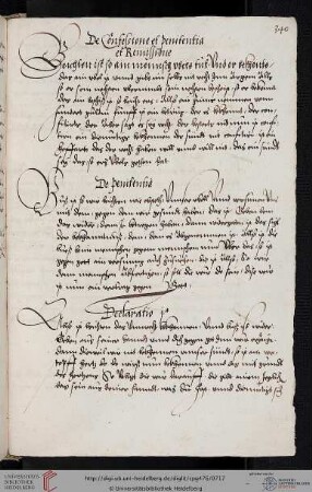 Paracelsus, De confessione, poenitentia et remissione peccatorum, dt.