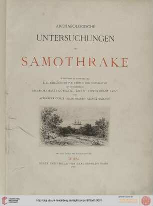 Band 1: Archäologische Untersuchungen auf Samothrake
