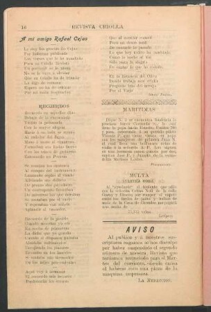 Multa (Última hora)