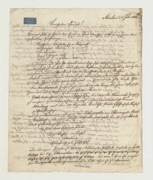 Brief von Georg Franz an Joseph Heller