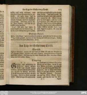 Am Tage der Erscheinung Christi.