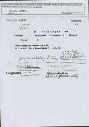 Dallinger, Max