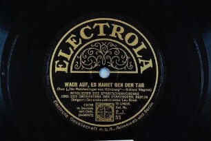 Wach auf, es nahet gen den Tag : Chor ("Die Meistersinger von Nürnberg") / (Richard Wagner)
