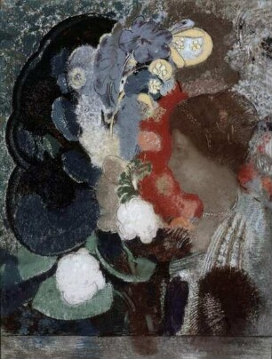 Frau in den Blumen