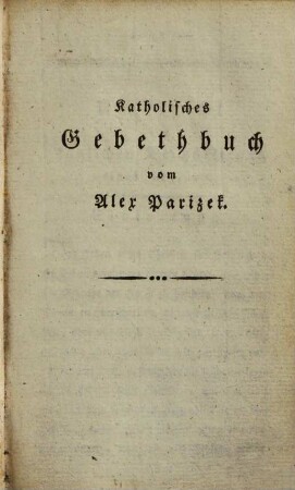 Katholisches Gebethbuch