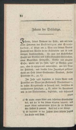 Johann der Beständige