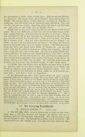 XI. Die Einigung Deutschlands
