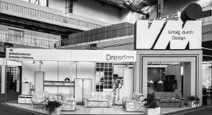 Ausstellungsfläche des VE Möbelkombinates Dresden-Hellerau