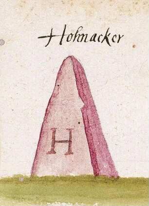 Hohenacker, Waiblingen WN (Reichenberger Forst, Marksteinzeichen II)